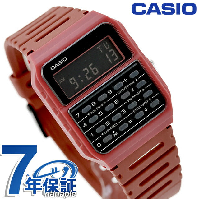 カシオ チープカシオ CASIO クォーツ 電池式 CA-53WF-4B クラシック ユニセックス チプカシ 腕時計 ブランド カシオ casio デジタル ブラック レッド 黒 CA-53WF-4BDF