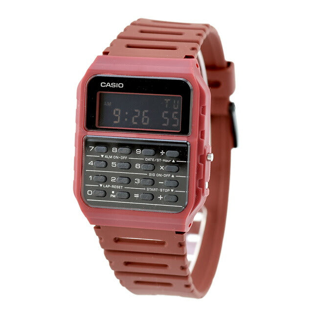 カシオ チープカシオ CASIO クォーツ 電池式 CA-53WF-4B クラシック ユニセックス チプカシ 腕時計 ブランド カシオ casio デジタル ブラック レッド 黒 CA-53WF-4BDF