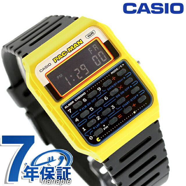 カシオ チープカシオ CASIO クォーツ 電池式 CA-53WPC-1B 「パックマン」コラボレーションモデル ユニセックス チプカシ 腕時計 ブランド カシオ casio デジタル CA-53WPC-1BDF