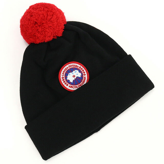 Canada Goose Knit Cap Baby Brand CANADA GOOSE POM Tom948K Black Black Hat Selectable Model CAG6948KA