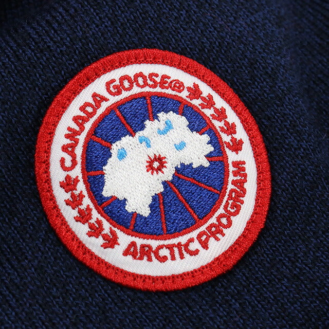 Canada Goose Knit Cap Baby Brand CANADA GOOSE POM Tom948K Navy Heather Navy Hat Selectable Model CAG6948KB