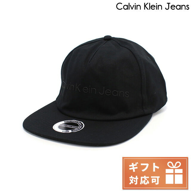 CKジーンズ キャップ メンズ コットン100% K50K508143 BLACK ブラック 小物 CAJK50K508143A