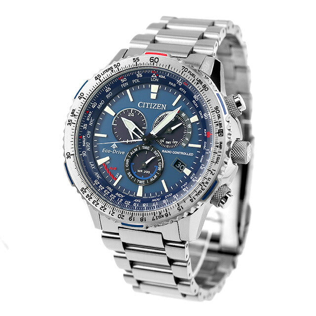 Citizen Premaster Eco Drive太阳能无线电航空验证计时CB5000-50L公民观看品牌男士