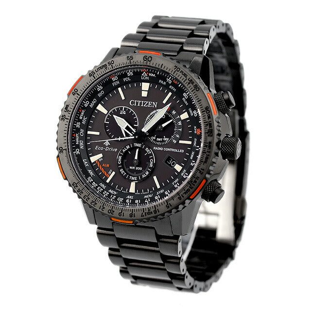 Citizen Promaster Eco Drive Solar Radio Aviation Scissor Chronograph CB5007-51H CITIZEN Watch Brand Mens