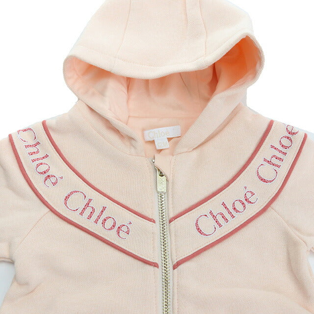 クロエ セットアップ ベビー ブランド CHLOE コットン100%裏起毛 チュニジア C08041 PALE PINK ピンク系 ファッション 選べるモデル CHLC08041AB