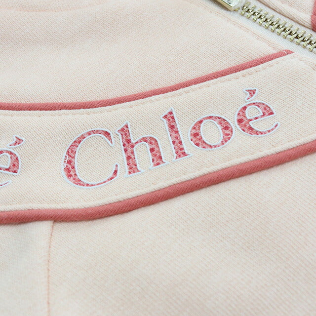 クロエ セットアップ ベビー ブランド CHLOE コットン100%裏起毛 チュニジア C08041 PALE PINK ピンク系 ファッション 選べるモデル CHLC08041AB