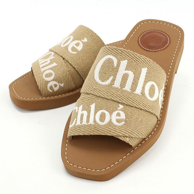 Chloe Sandal Ladies Brand CHLOE CHC23U188EF DESERT BEIGE Beige Selectable Model CHLC23U188EFA