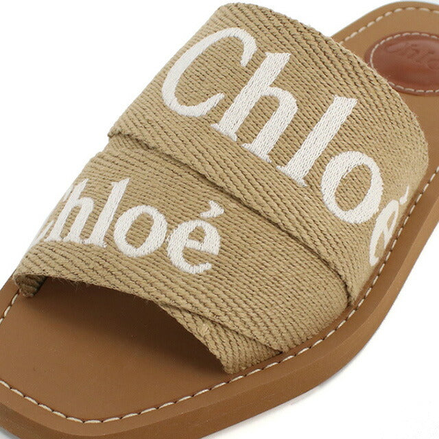 Chloe Sandal Ladies Brand CHLOE CHC23U188EF DESERT BEIGE Beige Selectable Model CHLC23U188EFA