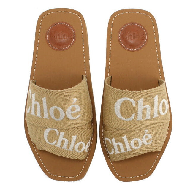 Chloe Sandal Ladies Brand CHLOE CHC23U188EF DESERT BEIGE Beige Selectable Model CHLC23U188EFA