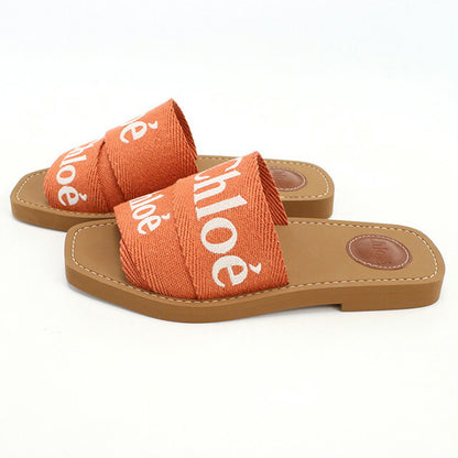 Chloe Sandal Ladies Brand CHLOE CHC23U188EF TAWNY ORANGE Orange Shoes Select a model CHLC23U188EFB