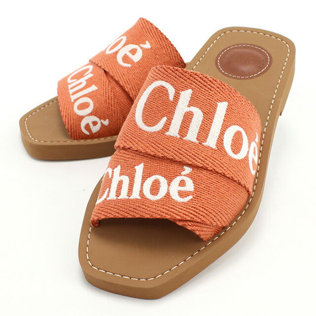 Chloe凉鞋女士品牌CHLOE CHC23U188EF TAWNY TAWNY ORANGE鞋选择型号CHLC23U188EFB