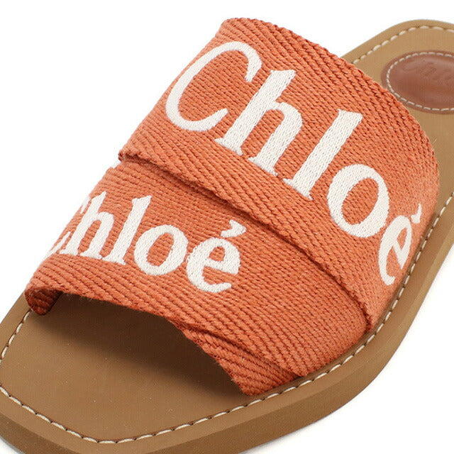 Chloe Sandal Ladies Brand CHLOE CHC23U188EF TAWNY ORANGE Orange Shoes Select a model CHLC23U188EFB