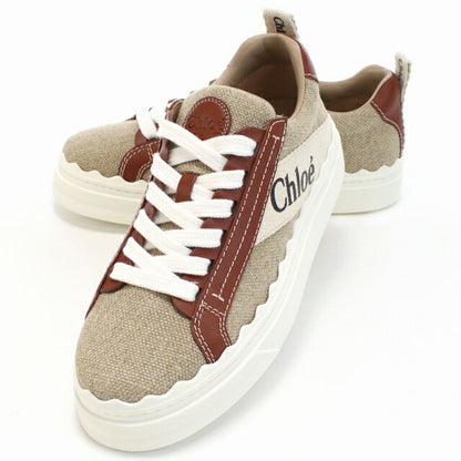 Chloe Sneakers Ladies Brand CHLOE Vietnam CHC22U108Z4 BEIGE Beige Shoes Select Model Chlchc22U108Z4A