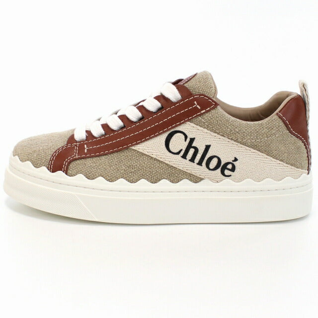 Chloe Sneakers Ladies Brand CHLOE Vietnam CHC22U108Z4 BEIGE Beige Shoes Select Model Chlchc22U108Z4A