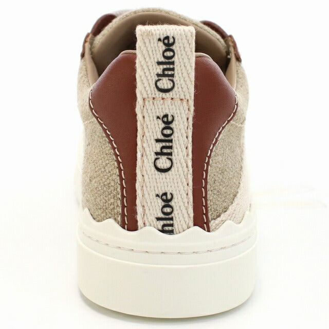 Chloe Sneakers Ladies Brand CHLOE Vietnam CHC22U108Z4 BEIGE Beige Shoes Select Model Chlchc22U108Z4A