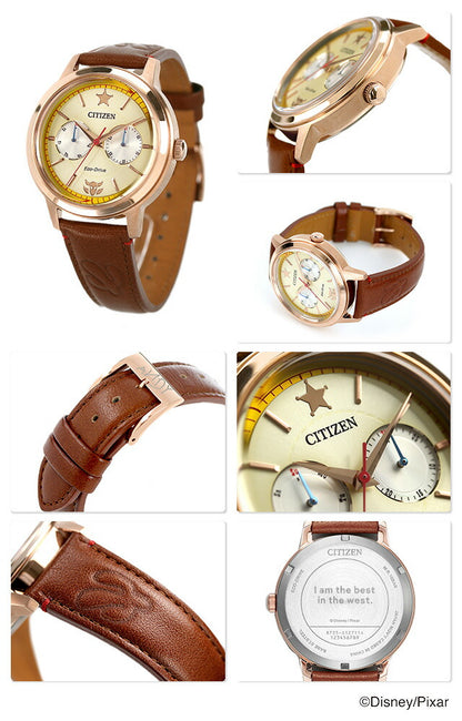 迪士尼市民收藏玩具故事Woody Baz Light Limited Model Eco Drive Citizen Citizen Watch Brand Men&