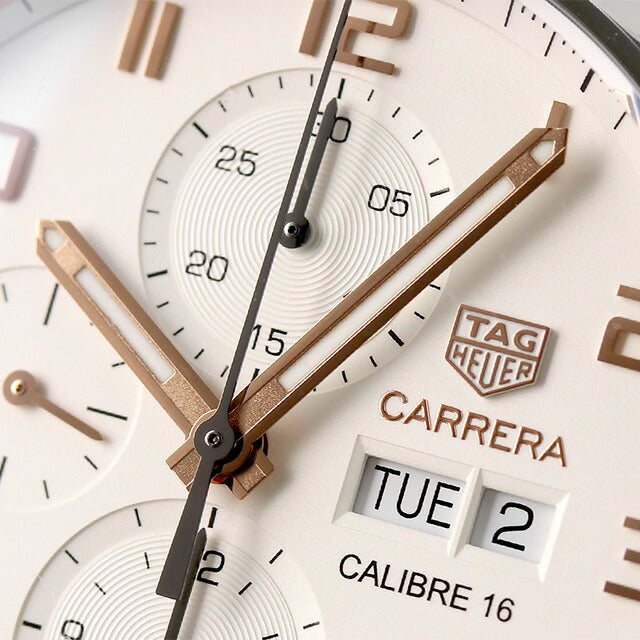 タグ・ホイヤー Carrera Calibre 16 Chronograph Day-Date 自動巻き 機械式 腕時計 メンズ クロノグラフ 革ベルト TAG Heuer CV2A1AC.FC6380 CV2A1AC-FC6380