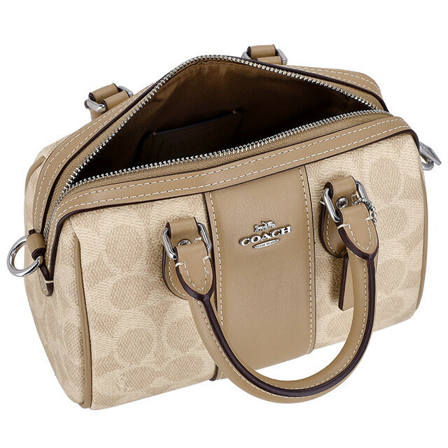 コーチ ショルダーバッグ レディース ブランド COACH CW331 ライトベージュ/ベージュ CW331-SVPWH-1