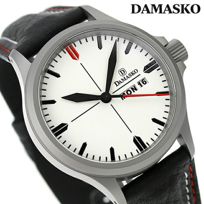 ダマスコ クラシック スリーハンド 自動巻き 腕時計 ブランド メンズ DAMASKO DA35 L アナログ ホワイト ブラック 黒 ドイツ製 DA35-L