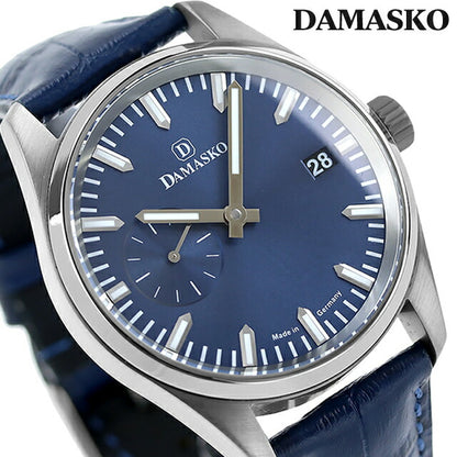 Damasco Elegant Hand-wound Watch Brand Men DAMASKO DK105 BL Analog Blue Germany DK105-BL