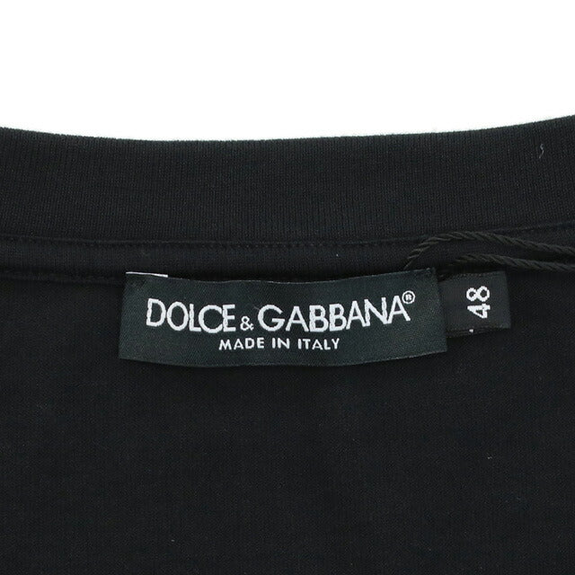 Dolce＆Gabbana T-衬衫男士品牌棉100％意大利G8PC7T黑色时尚精选dolg8pc7ta