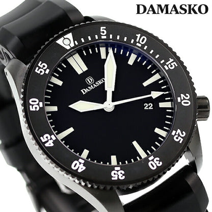 Damasco Diver 300m Automatic Watch Brand Men DAMASKO DSUB50 Analog Black Black Black Germany