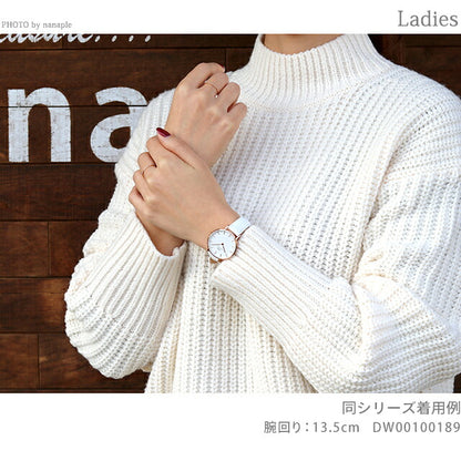 Daniel Wellington Quartz Watch Brand Ladies DW00100471模拟玫瑰金