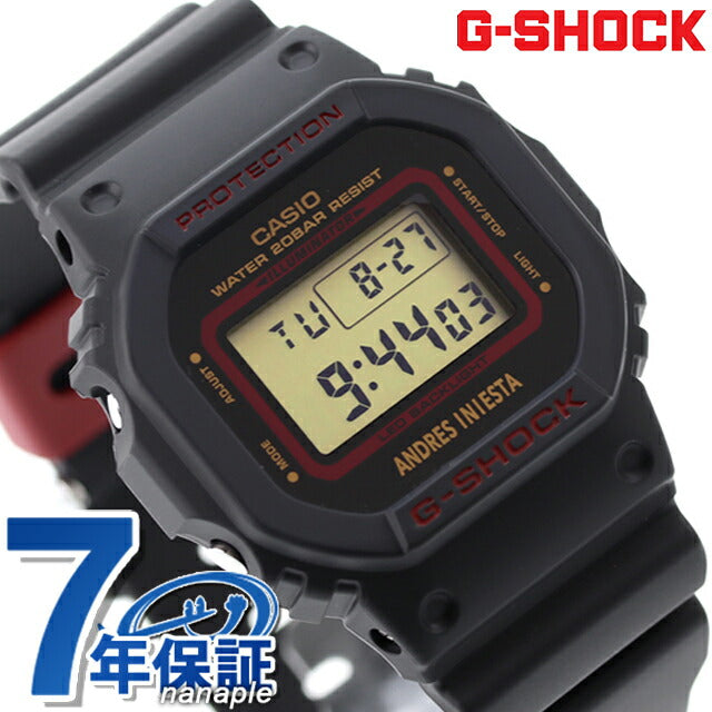 gショック ジーショック G-SHOCK DW-5600AI-1 イニエスタシグネチャーモデル デジタル 5600シリーズ メンズ 腕時計 ブランド カシオ casio デジタル DW-5600AI-1DR