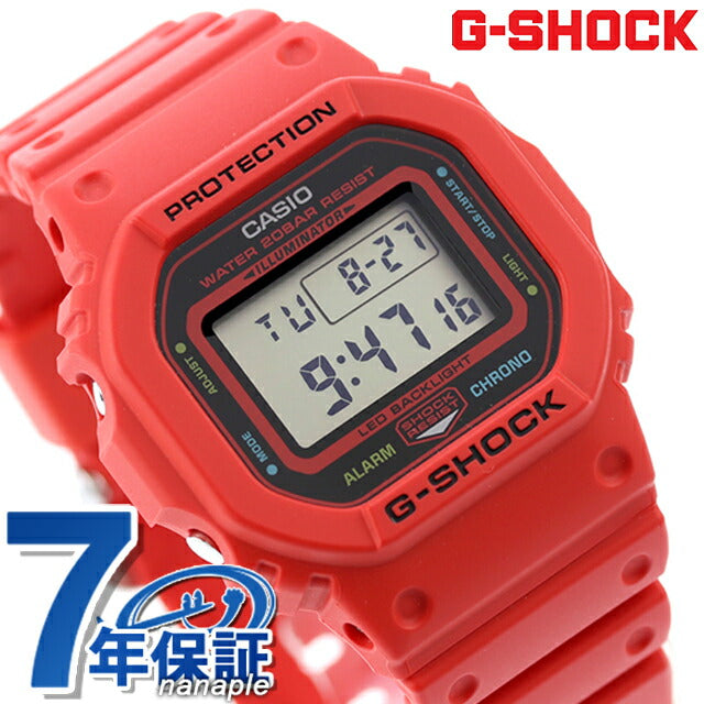 gショック ジーショック G-SHOCK DW-5600EP-4 デジタル 5600シリーズ メンズ 腕時計 ブランド カシオ casio デジタル レッド 赤 DW-5600EP-4DR
