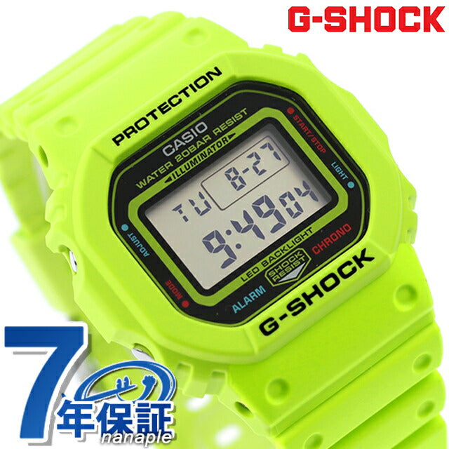 gショック ジーショック G-SHOCK DW-5600EP-9 デジタル 5600シリーズ メンズ 腕時計 ブランド カシオ casio デジタル イエロー DW-5600EP-9DR