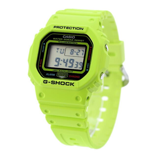 gショック ジーショック G-SHOCK DW-5600EP-9 デジタル 5600シリーズ メンズ 腕時計 ブランド カシオ casio デジタル イエロー DW-5600EP-9DR