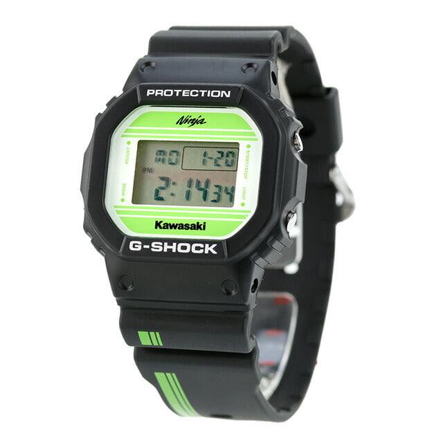 gショック ジーショック G-SHOCK クォーツ 電池式 DW-5600KAWA22-1PF Kawasakiコラボモデル 海外モデル メンズ 腕時計 ブランド カシオ casio デジタル DW-5600KAWA22-1PF