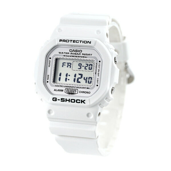 G-Shock G-shock特殊彩色白色男士手表品牌DW-5600MW-7DR Clock Casio