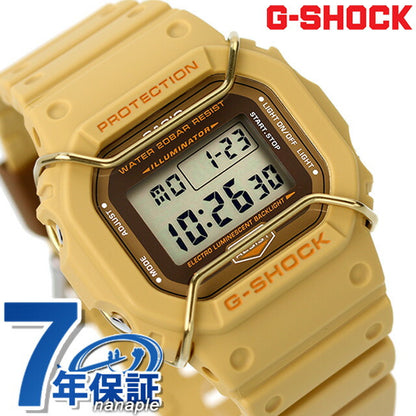 G-shock G-shock Quartz DW-5600PT-5 5600男士手表品牌数字米色Casio DW-5600PT-5DR