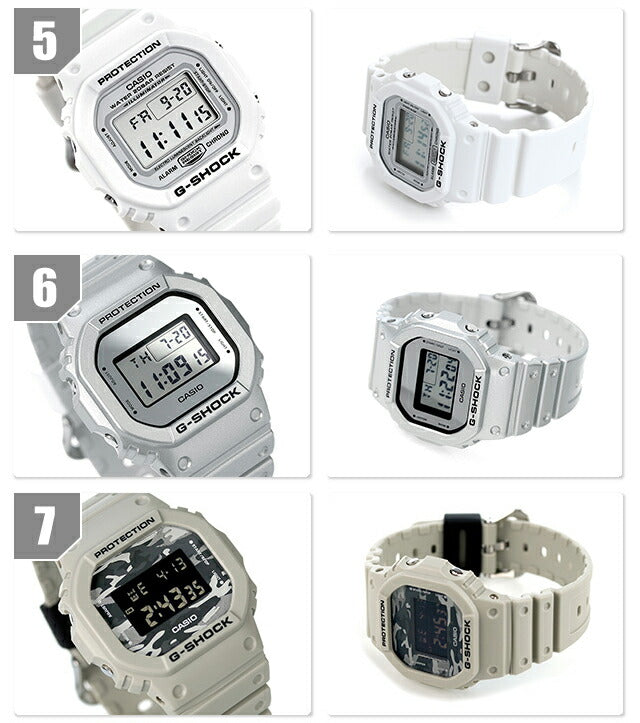 G-shock gear shock G-SHOCK DW-5600 DW-5600BB-1 Select 19 model Black White Casio Casio Casio Casio Men&