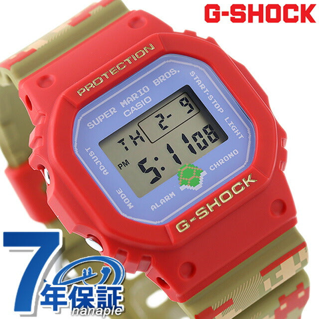 G-Shock Gee Shock G-SHOCK Quartz DW-5600SMB-4 Super Mario Brothers 5600 Men&