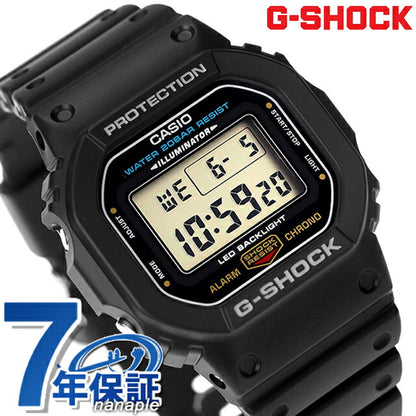 G-Shock Shock G-Shock DW-5600UE-1数字5600系列男士手表Casio 卡西欧 数字黑色黑色DW-5600UE-1DR