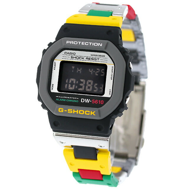 G-shock Shock G-Shock DW-5610MT-1数字5600系列男士表Casio 卡西欧 数字黑色DW-5610MT-1DR