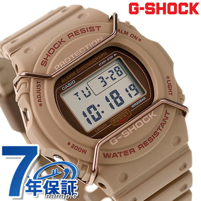 gショック ジーショック G-SHOCK クオーツ DW-5700PT-5 Tone on tone メンズ 腕時計 ブランド デジタル ブラウン ベージュ カシオ DW-5700PT-5DR