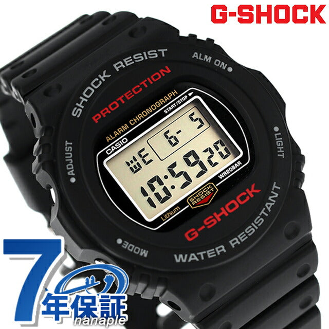 G-Shock Shock G-Shock DW-5750UE-1数字5700系列男士手表Casio 卡西欧 数字黑色黑色DW-5750UE-1DR