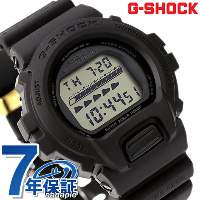 G-Shock Gee Shock G-Shock DW-6640RE-1男士手表Casio Casio数字黑色黑色DW-6640RE-1DR