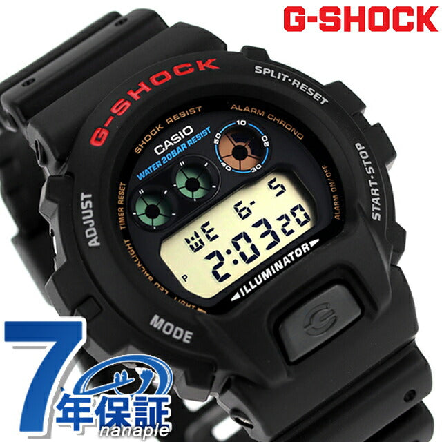 G-shock Shock G-Shock DW-6900U-1数字6900系列男士手表品牌Casio 卡西欧 数字黑色黑色DW-6900U-1DR