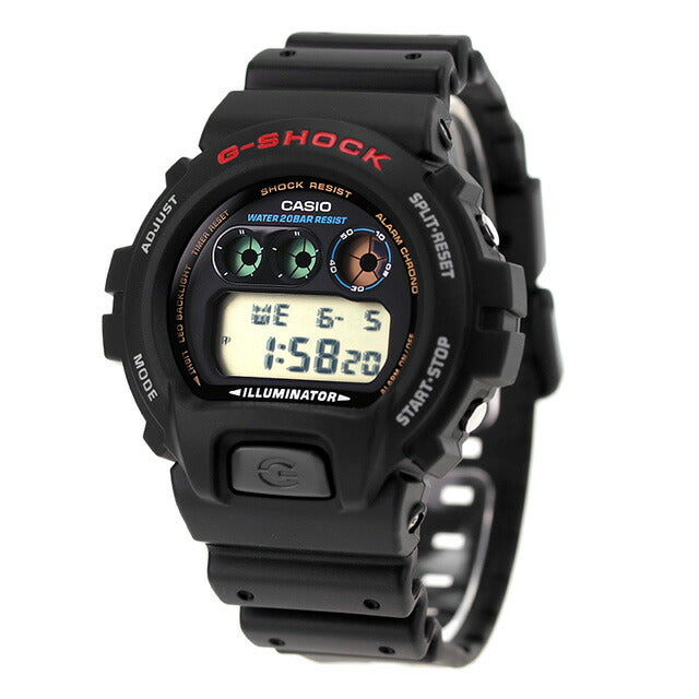 G-shock Shock G-Shock DW-6900U-1数字6900系列男士手表品牌Casio 卡西欧 数字黑色黑色DW-6900U-1DR