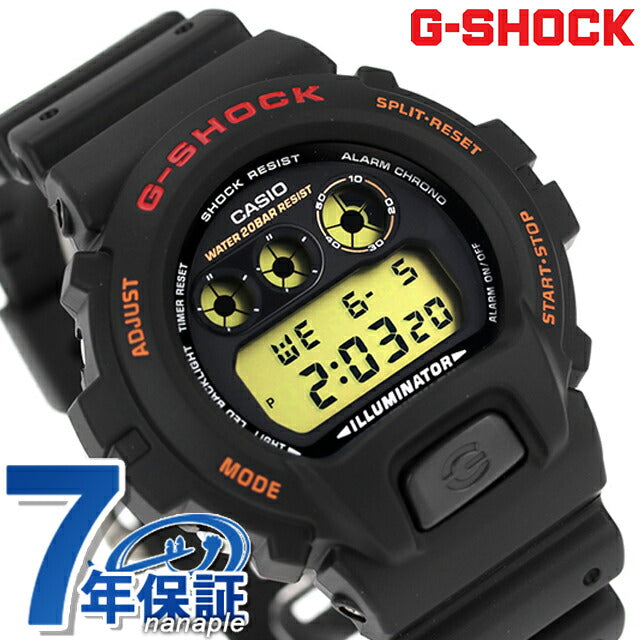 G-shock Shock G-Shock DW-6900UB-9数字6900系列男士表Casio 卡西欧 数字黑色黑色DW-6900UB-9DR