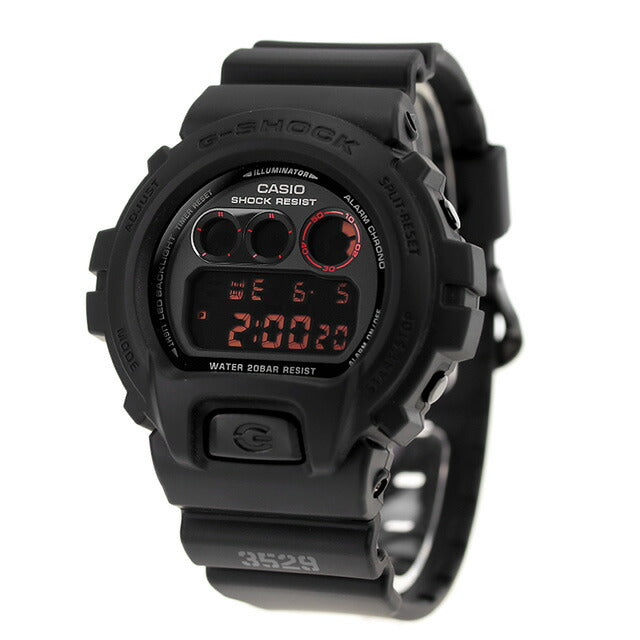 G-shock Shock G-Shock DW-6900UMS-1数字6900系列男士表Casio 卡西欧 数字黑色黑色DW-6900UMS-1DR