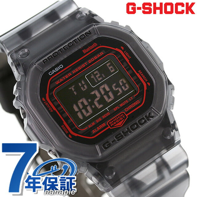 gショック ジーショック G-SHOCK クオーツ DW-B5600G-1 5600 Bluetooth メンズ 腕時計 ブランド デジタル ブラック グレースケルトン 黒 カシオ DW-B5600G-1DR