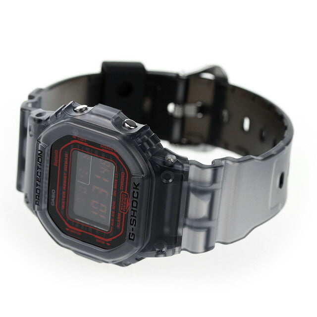 gショック ジーショック G-SHOCK クオーツ DW-B5600G-1 5600 Bluetooth メンズ 腕時計 ブランド デジタル ブラック グレースケルトン 黒 カシオ DW-B5600G-1DR