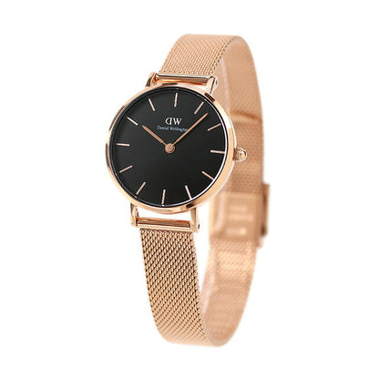 Daniel Wellington Quartz Watch Brand Ladies DW00100217 Analog Black Rose Gold Black