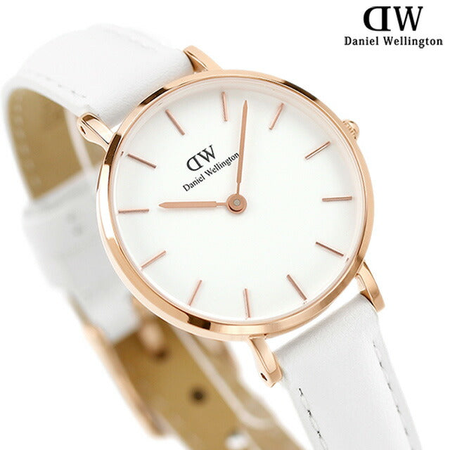 Daniel Wellington Quartz Watch Brand Ladies Leather Belt DW00100249 Analog White White