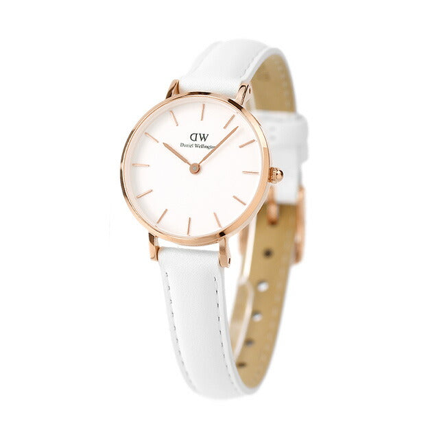 Daniel Wellington Quartz Watch Brand Ladies Leather Belt DW00100249 Analog White White